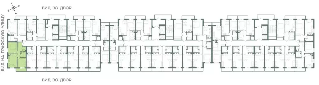 2-комнатная квартира: Мурино, Графская улица, 6к1 (42.2 м) - Фото 1