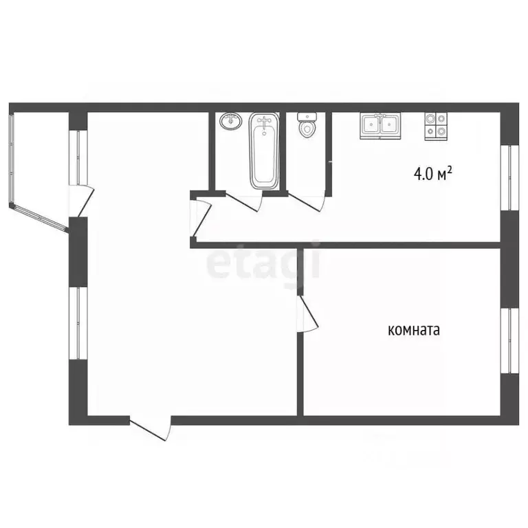 2-к кв. Ямало-Ненецкий АО, Ноябрьск ул. Ленина, 58 (52.6 м) - Фото 2