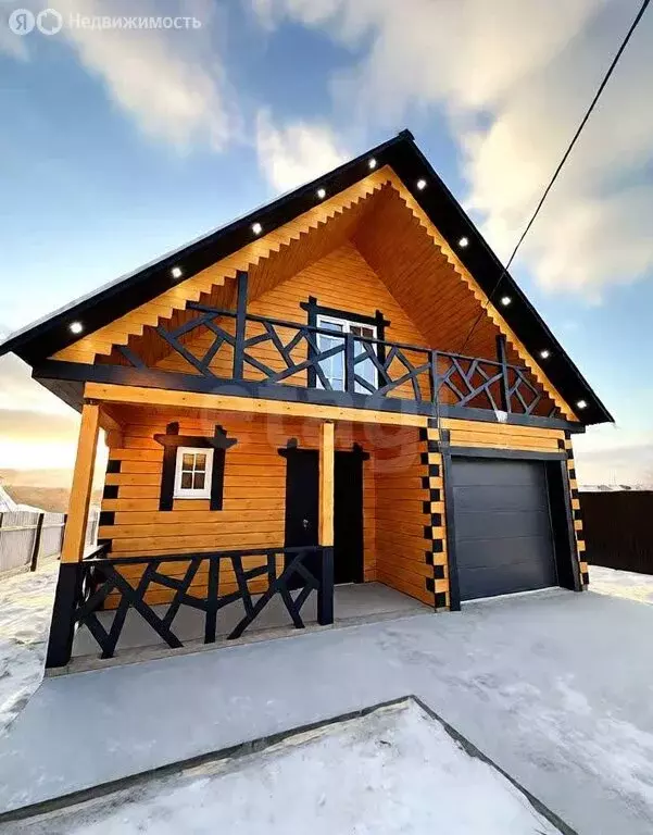 Дом в село Нижний Саянтуй, ДНТ Багульник, 2-й квартал (149.2 м) - Фото 1