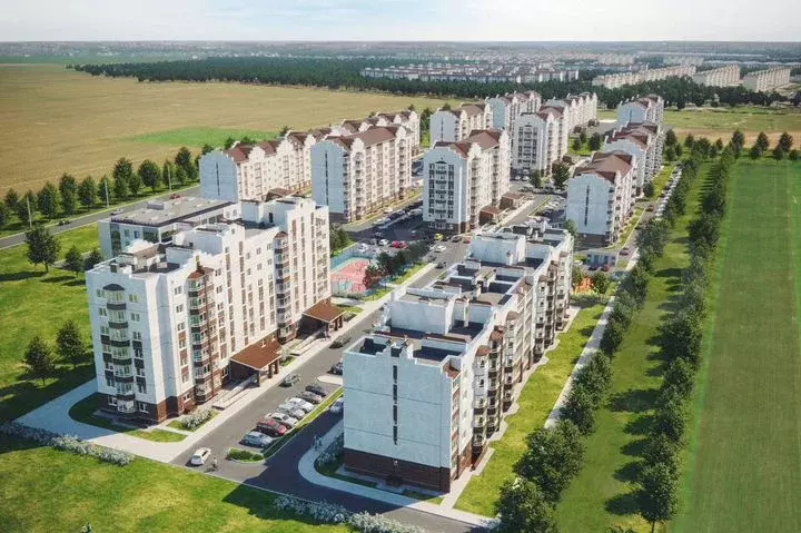 1-к. квартира, 33,9м, 5/7эт. - Фото 0