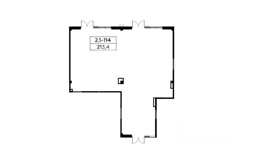 Помещение свободного назначения в Москва БК Прокшино тер., 2 (213 м) - Фото 2