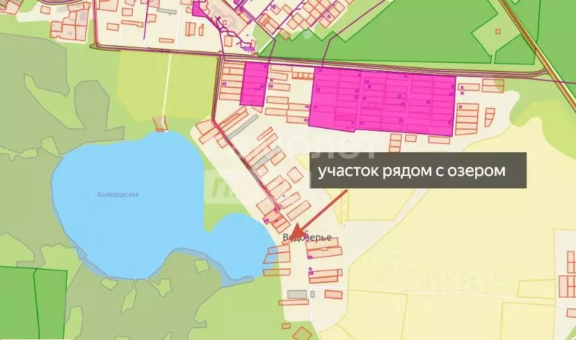 Участок в Марий Эл, Килемарский муниципальный округ, д. Водозерье ул. ... - Фото 1