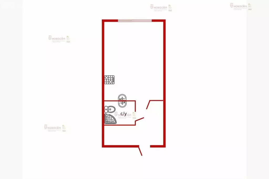 1-комнатная квартира: Екатеринбург, улица Блюхера, 40 (18 м) - Фото 0