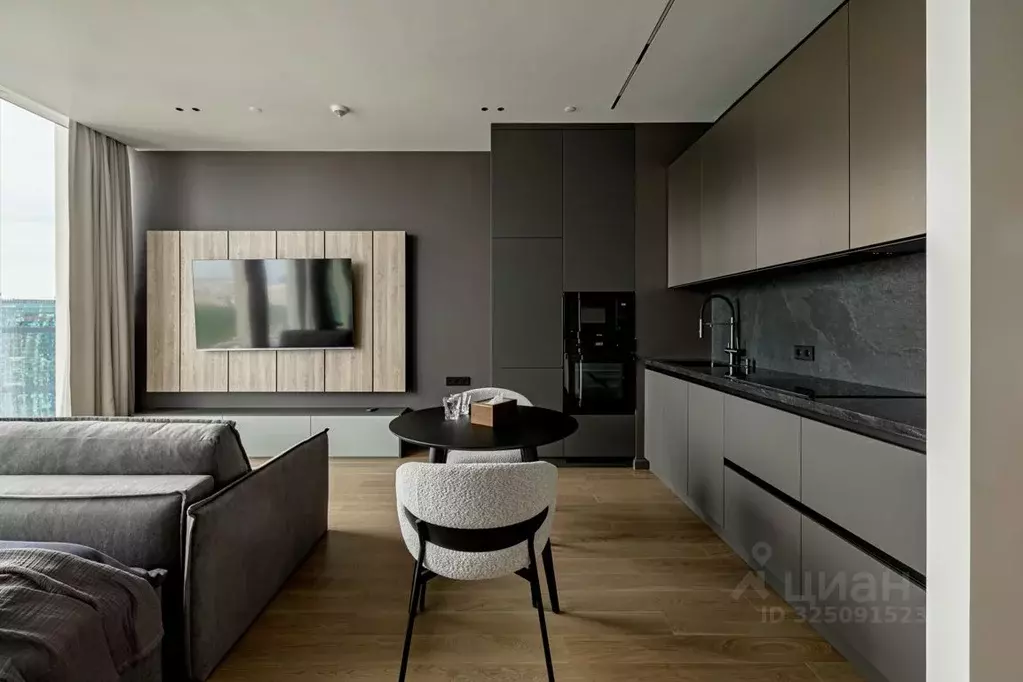 Студия Москва 1-й Красногвардейский проезд, 22с1 (45.0 м) - Фото 1