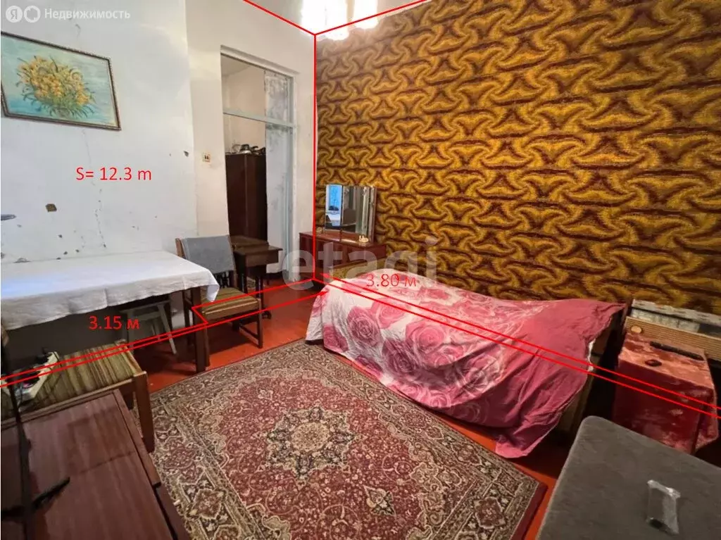 1-комнатная квартира: Ялта, улица Щорса, 23 (32 м) - Фото 2