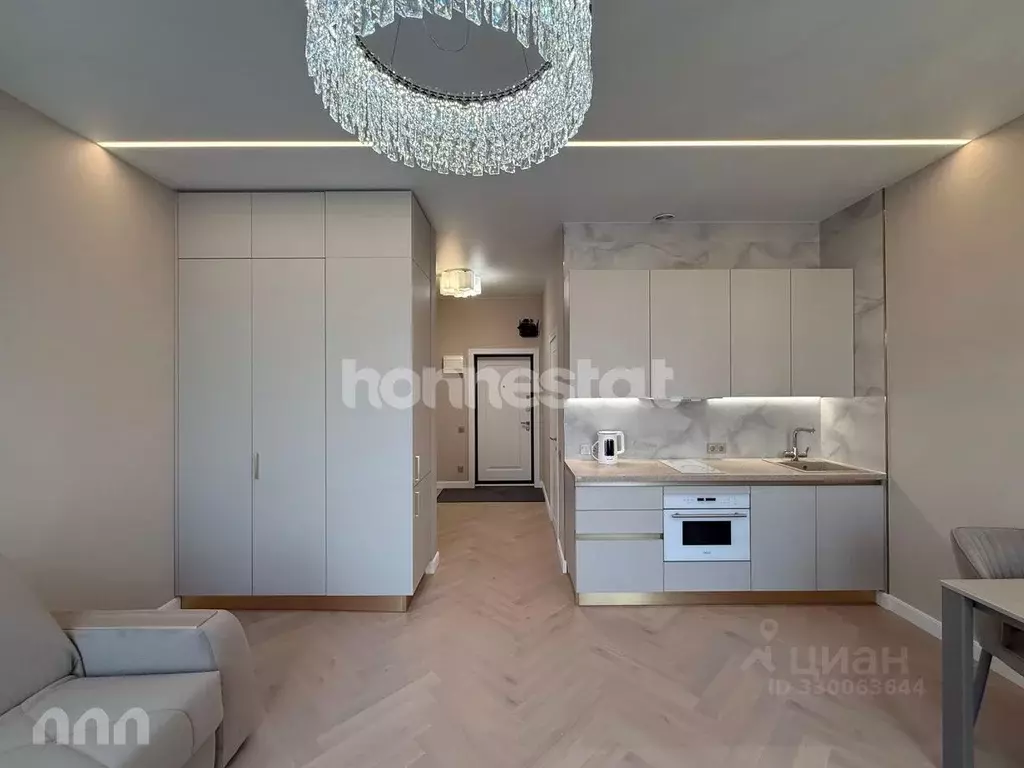 Студия Москва 3-я Хорошевская ул., 17А (33.0 м) - Фото 2