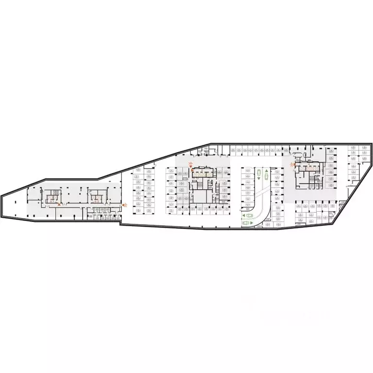 Помещение свободного назначения в Москва Левел Мичуринский жилой ... - Фото 2