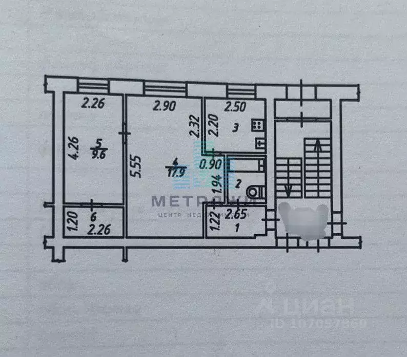2-к кв. Калужская область, Калуга ул. Глаголева, 4 (42.0 м) - Фото 2