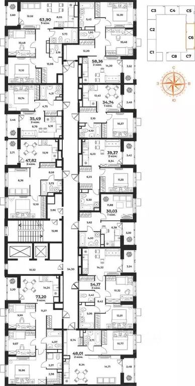 1-к кв. Хабаровский край, Хабаровск Брянский пер. (34.74 м) - Фото 1