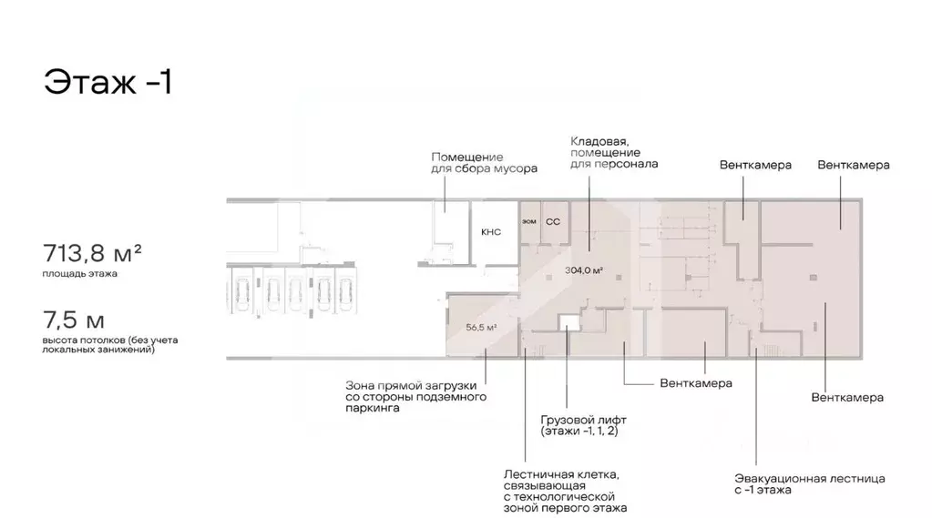 Помещение свободного назначения в Москва Ходынский бул., 6с3 (1501 м) - Фото 2