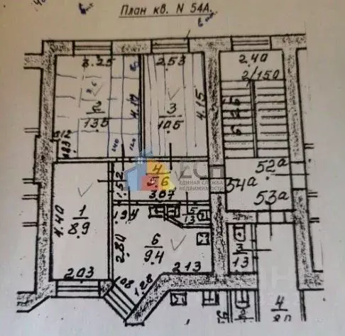 3-к кв. Тульская область, Тула Октябрьская ул., 38к2 (49.2 м) - Фото 2