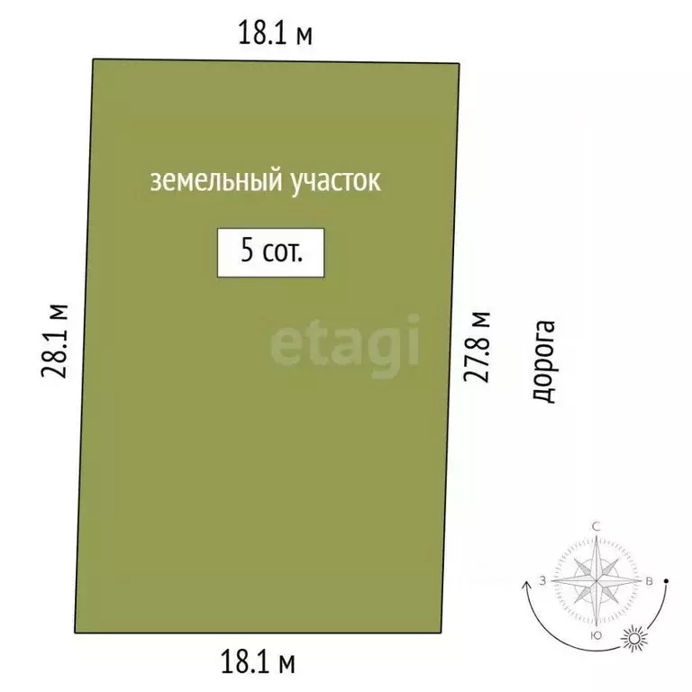 Участок в Тюменская область, Нижнетавдинский муниципальный округ, ... - Фото 1