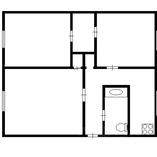 3-к кв. Хакасия, Абакан ул. Пушкина, 25 (64.5 м) - Фото 2
