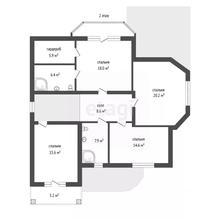 Дом в Липецкая область, Липецкий муниципальный округ, с. Пады ул. ... - Фото 2