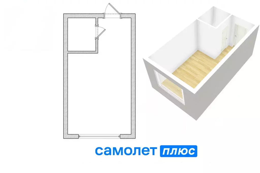 1-комнатная квартира: Кемерово, проспект Ленина, 135А (17 м) - Фото 1
