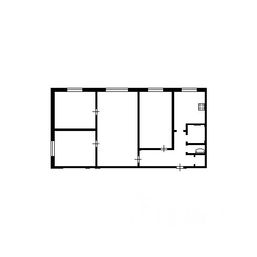 4-к кв. Иркутская область, Братск ул. Баркова, 35 (60.0 м) - Фото 1