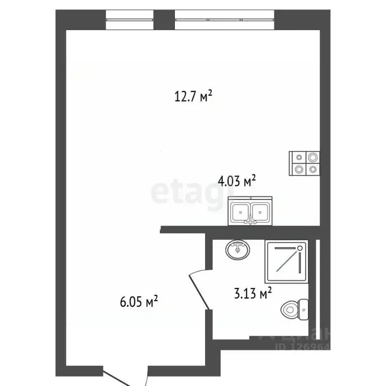 Студия Московская область, Ленинский городской округ, Мисайлово пгт, ... - Фото 2
