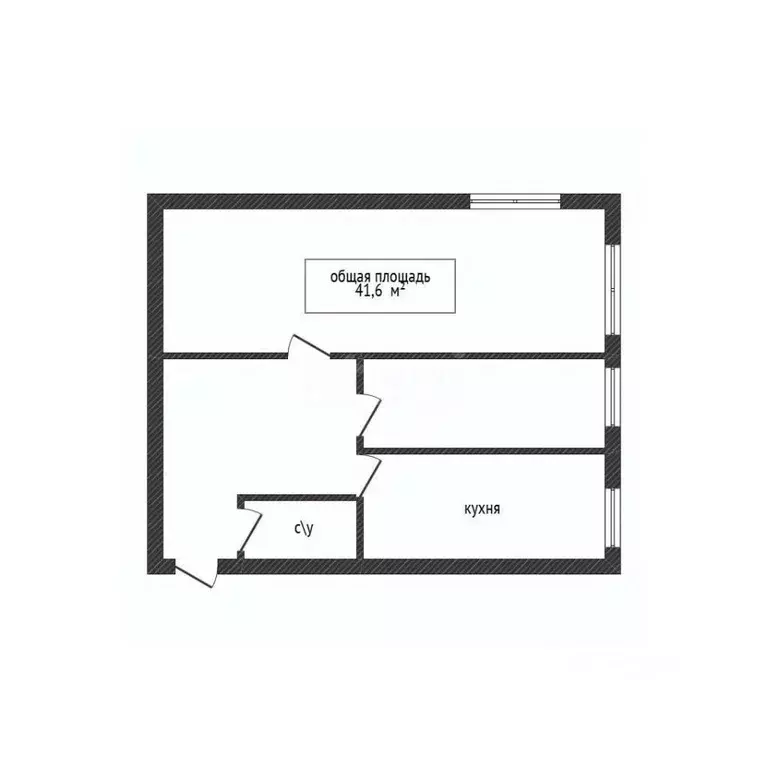 2-к кв. Брянская область, Клинцы ул. Гагарина, 74 (41.5 м) - Фото 2