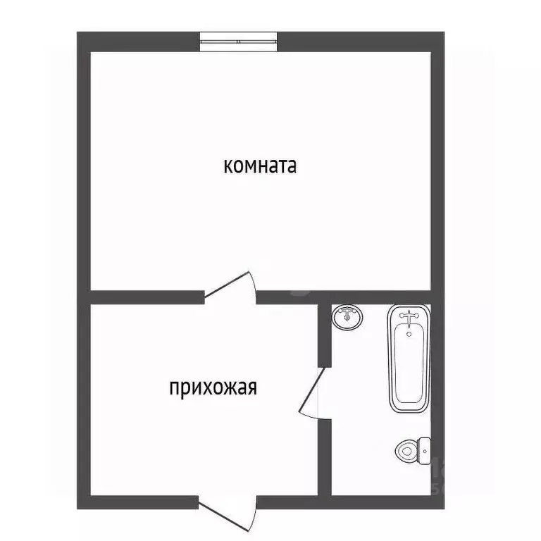 Студия Воронежская область, Воронеж Кавалерийская ул., 8 (29.5 м) - Фото 2