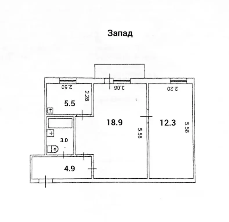 2-к кв. Приморский край, Уссурийск ул. Горького, 30А (44.6 м) - Фото 2