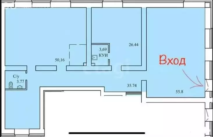 Помещение свободного назначения (182 м) - Фото 1