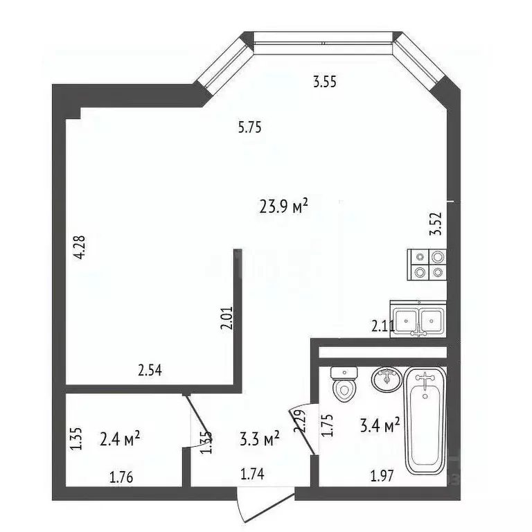 Студия Крым, Сакский район, с. Штормовое ул. 60 лет Октября, 20 (33.0 ... - Фото 1