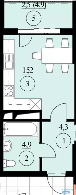Продаётся квартира-студия, 25 м - Фото 0
