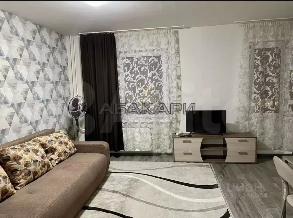 Студия Красноярский край, Красноярск ул. Ерофеевская, 2 (33.0 м) - Фото 1