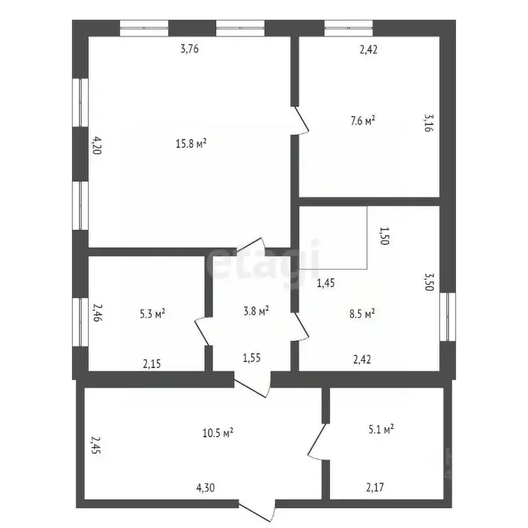 Дом в Амурская область, Благовещенск Загородная ул., 33/9 (39 м) - Фото 2