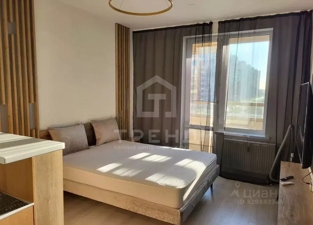 Студия Санкт-Петербург аллея Арцеуловская, 21 (24.0 м) - Фото 1