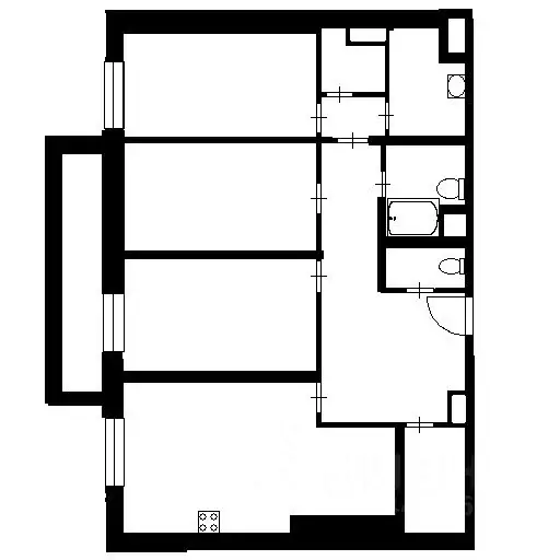 2-к кв. Татарстан, Зеленодольск ул. Декабристов, 10 (46.8 м) - Фото 1