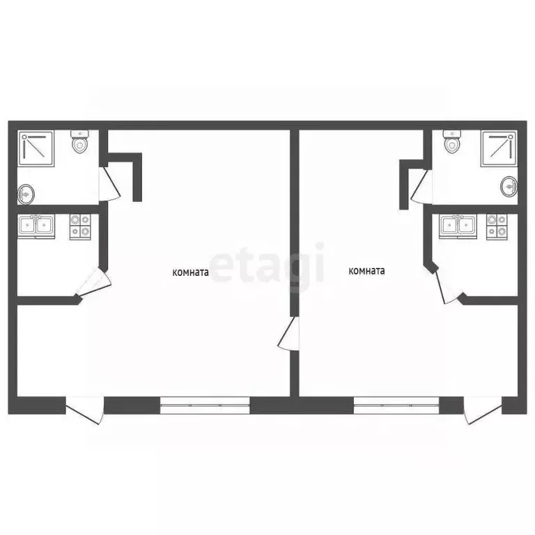 2-к кв. Крым, Ялта ул. Имени Умера Акмоллы Адаманова, 23Б (64.5 м) - Фото 2