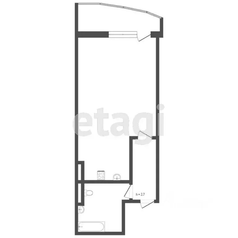 Студия Бурятия, Улан-Удэ ул. Смолина, 63 (34.5 м) - Фото 2