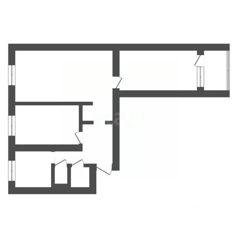 3-к кв. Амурская область, Тында ул. Красная Пресня, 28 (60.4 м) - Фото 1