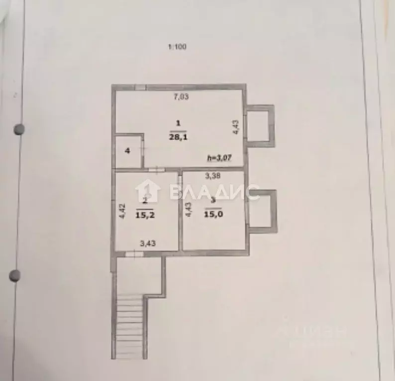 2-к кв. Белгородская область, Белгород ул. Толстого, 49 (60.9 м) - Фото 2