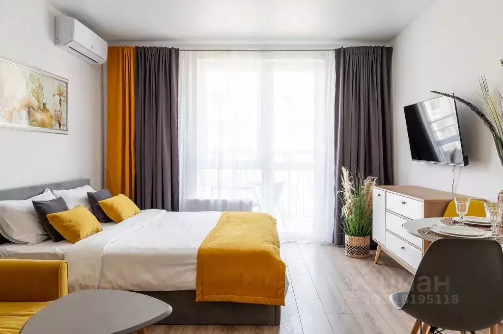 Студия Краснодарский край, Сочи ул. Искры, 66/9к3 (26.0 м) - Фото 1