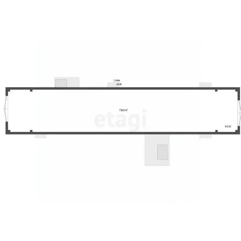 Склад в Ямало-Ненецкий АО, Новый Уренгой ул. Промысловая, 2А/17 (720 ... - Фото 2