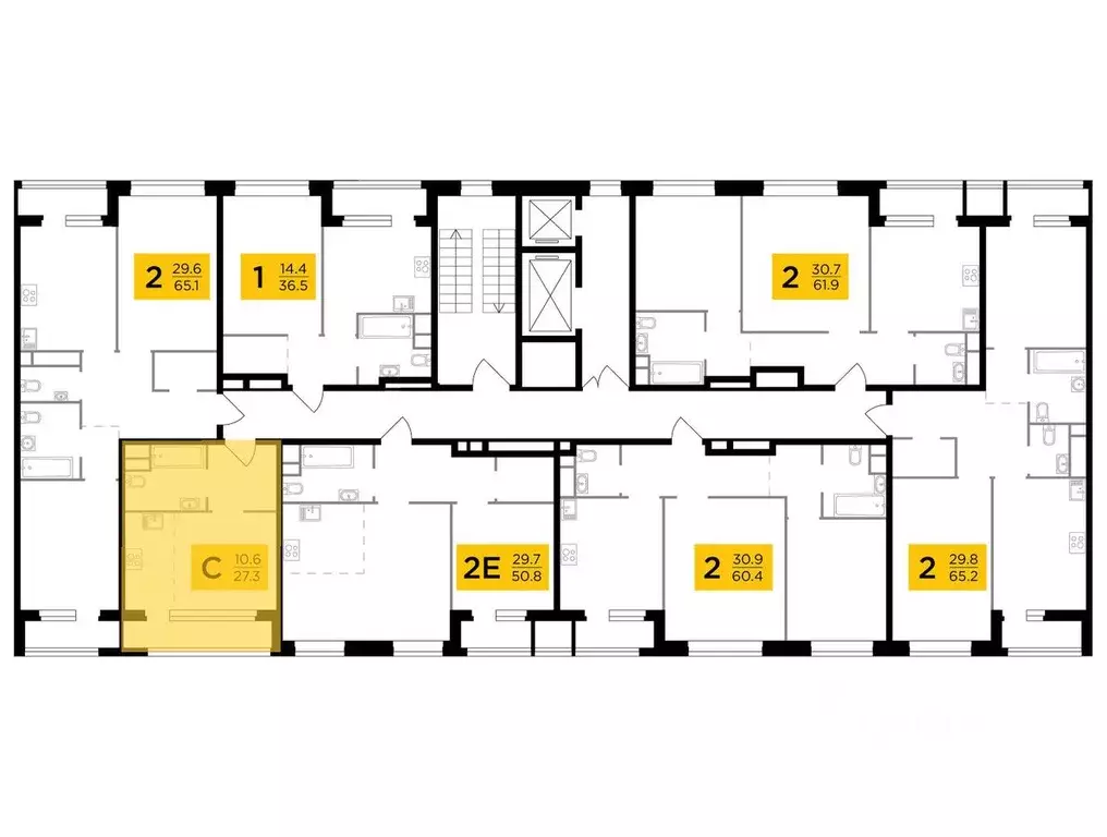 1-к кв. Москва Филатов Луг жилой комплекс, к6 (27.3 м) - Фото 0