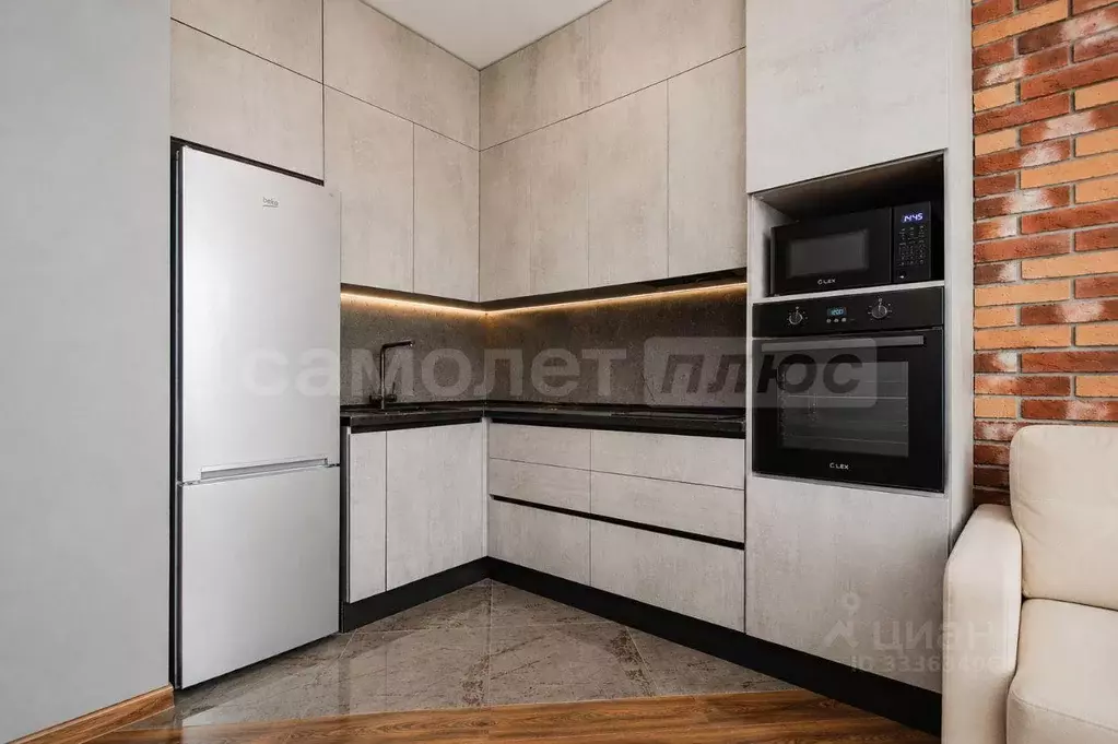 Квартира, 1 комната, 40.65 м - Фото 1