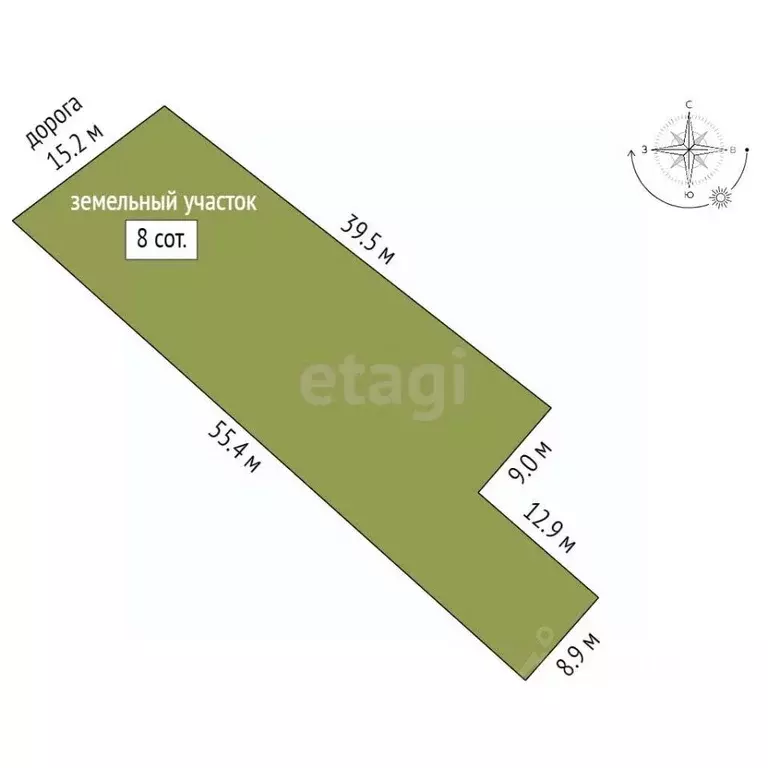 Участок в Костромская область, Костромской район, Бакшеевское с/пос, ... - Фото 2