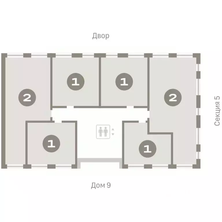 1-к кв. Тюменская область, Тюмень Причальная ул., 7 (35.55 м) - Фото 2