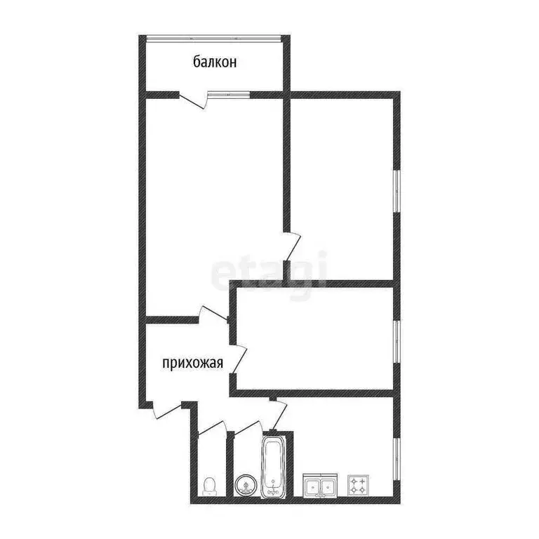 3-комнатная квартира: Кострома, улица Голубкова, 21 (50.7 м) - Фото 1