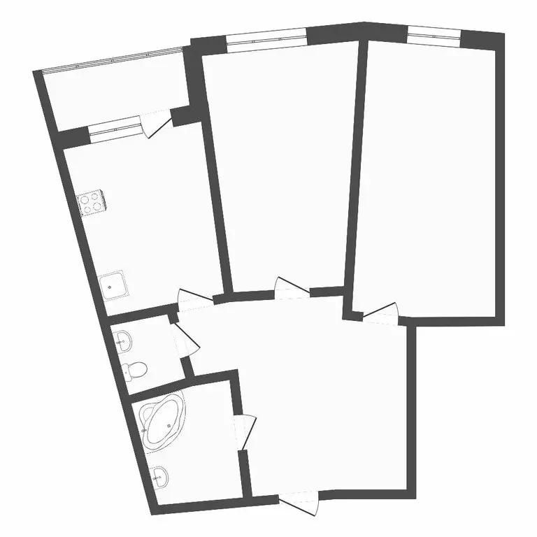 2-комнатная квартира: Тюмень, улица Федюнинского, 7к1 (82.5 м) - Фото 1