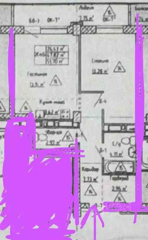 2-к кв. Татарстан, Набережные Челны ул. Раскольникова, 16А (53.8 м) - Фото 2