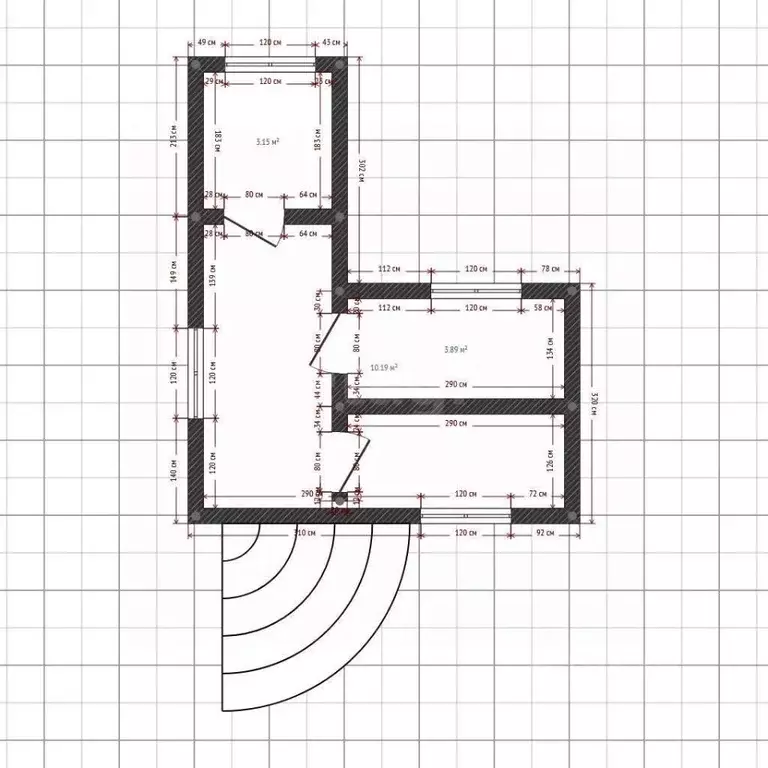 2-к кв. Белгородская область, Валуйки ул. Максима Горького, 102 (50.0 ... - Фото 2