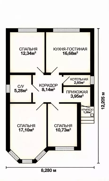 Дом в Ростовская область, Ростов-на-Дону 6-й Самобытный пер. (95 м) - Фото 2