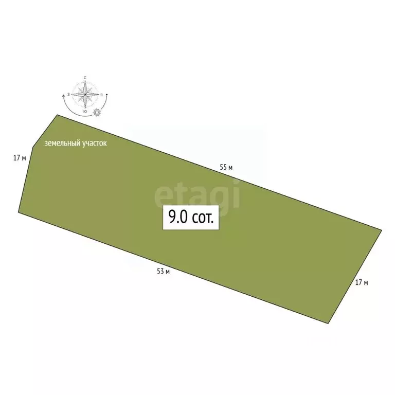 Участок в Алтай, Чойский район, с. Паспаул Ишинская ул., 6 (9.0 сот.) - Фото 2