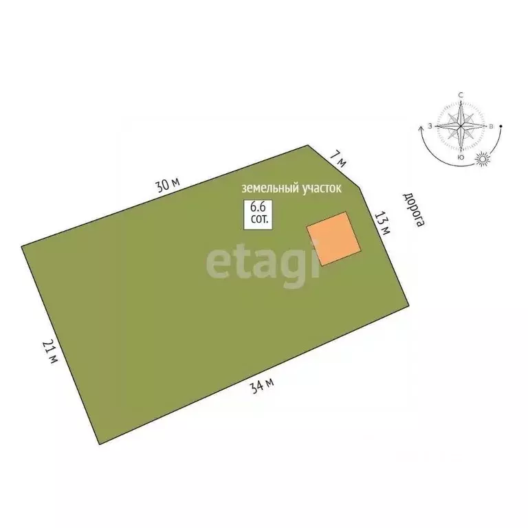 Участок в Костромская область, Кострома пос. Гари, 14 (6.0 сот.) - Фото 0