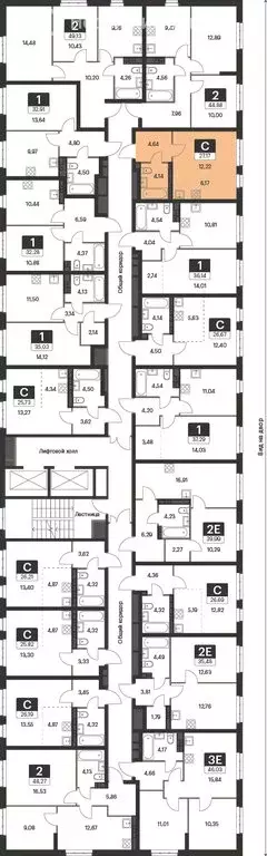 Квартира-студия: Екатеринбург, улица Академика Ландау, 35 (27 м) - Фото 1