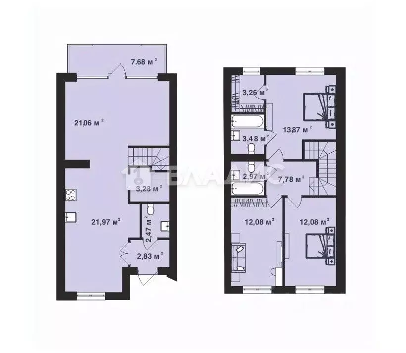 Таунхаус в Владимирская область, Ковровский район, Доброград ... - Фото 2